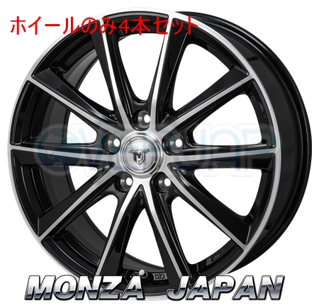 お待たせ! 4本セット MONZA JAPAN JP-STYLE MJ01 ブラックメタリック