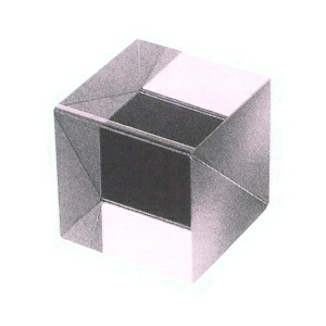 ビームスプリッター［大きさ：35×35×35粍］［材質：BK-7］
