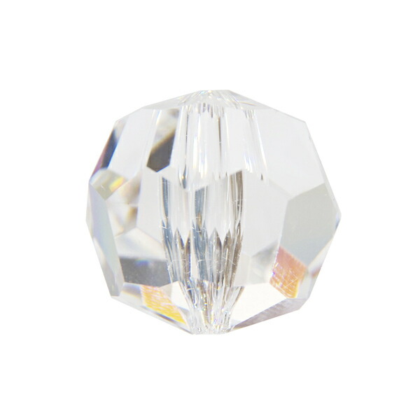 ASFOUR CRYSTAL1502 ビーズ 18粍（せつ然たる）［商いものカテゴリー化：水晶一部分］［大きさ：（約）縦17×横18粍］［色合い：CRYSTAL（澄み切った）］［寸法：１箱（470個入り口・入口）］