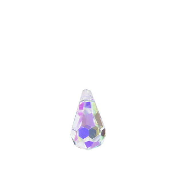 ASFOUR CRYSTAL405 落っこちる 20粍（オーロラ）［商いものカテゴリー化：結晶部分品］［大きさ：（約）縦21×横11粍］［色つや：オーロラ（AB工業）］［寸法：１箱（880個入り口・入口）］