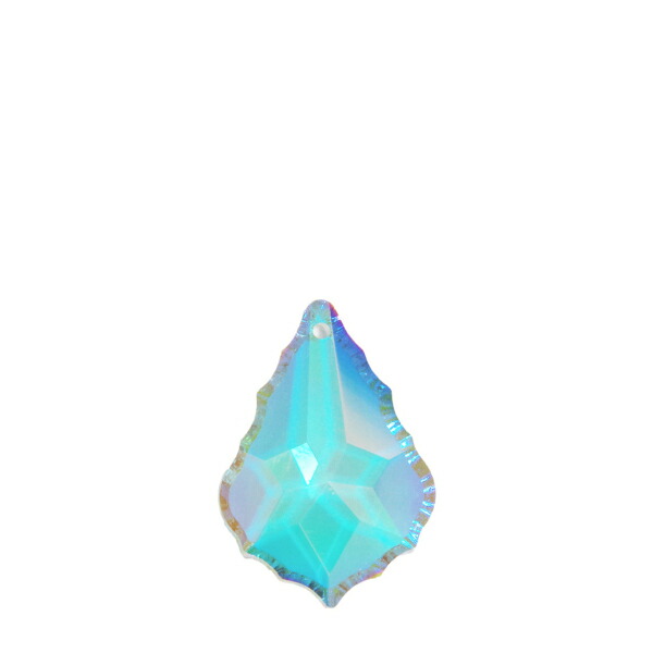 ASFOUR CRYSTAL911 岩礁 38粍（オーロラ）［商いものカテゴリー化：結晶部分品］［大きさ：（約）縦38×横27粍］［色つや：オーロラ（AB工業）］［寸法：１箱（384個入り口・入口）］