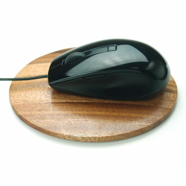 生まれながら木・マホガニー製のオリジナルデザインマウスパッド【DESIGN Mouse Pad A】