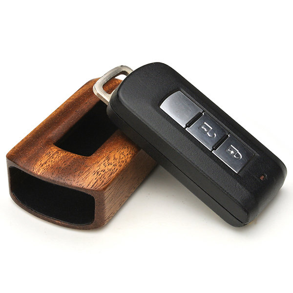 木製ケース 三菱車スマートキー対応木製ケース 【For Smartkey 三菱車】 （三菱車スマートキー用木製ケース）［種別：アフリカンマホガニー製スマートキー用木製ケース（木製キーケース）］