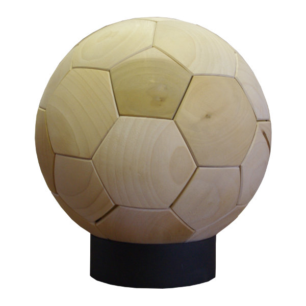 楽天市場】WOOD SOCCER BALL（木製サッカーボール）［素材