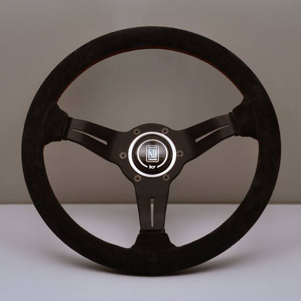 ナルディステアリング　スウェード NARDI ナルディ Rally N754 スエードレザー＆ブラックスポーク