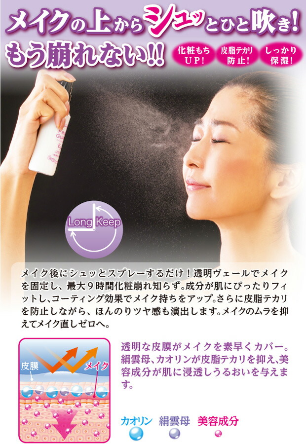 楽天市場 フィックスミスト フィニッシュミスト 化粧崩れ防止スプレー メイク メイク仕上げ メイク 顔 乾燥 メイク崩れ メイク崩れ防止 メイク 仕上げ 最後の仕上げ ミスト メイク持ち 粉っぽい ファイナルガード ｅｘ ビューティー ウォーカー