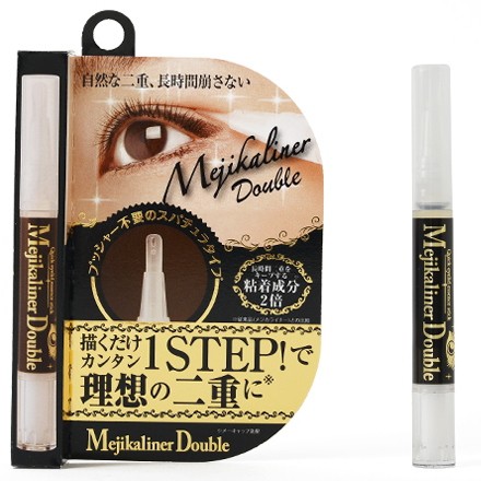 国内在庫 ポイント2倍 二重 まぶた 二重メイク 二重のクセづけ クセ付け 二重まぶた 二重瞼 化粧品 ふたえ くせ付け 二重になる方法 二重にする 二重美容液 簡単 透明タイプ 目立たない 美容成分 メジカライナー ダブル Toyama Nozai Co Jp
