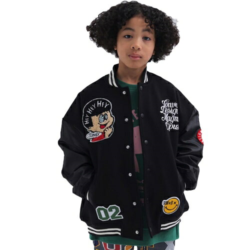 40%OFFセール SALE コンベックス 子ども服 150-160cm CONVEX スタジアムジャケット クロ メール便不可 2024秋冬 150cm/160cm 子供服 アウター 防寒 スタジャン キッズ ジュニア 男の子 女の子 男女兼用｜ＯＷＬ（子供服ブランドの通販）