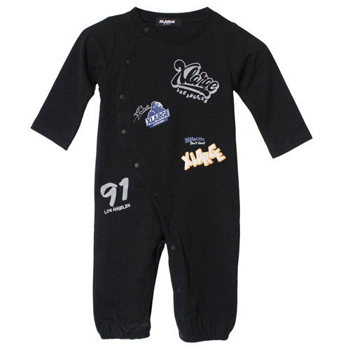 ‼️タイムセール中‼️【XLARGE】 ロンパース 【新品未使用】エックスラージ ベビー服 ロンパース OGゴリラ＆ロゴ半袖ロンパース