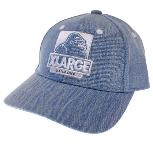 XLARGE KIDS（エクストララージキッズ） 子ども用 帽子 48cm-56cm OG キャップ ブルー メール便不可 2026春夏 新作