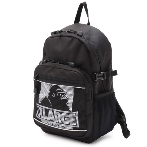 XLARGE KIDS（エクストララージキッズ） OGメッシュポケットバックパック クロ ブラック F(縦約41cm×幅約30cm×マチ約13cm 容量19リットル) メール便不可 2026春夏 新作