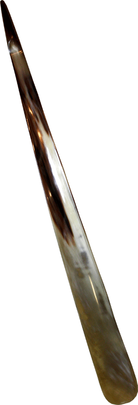 Abbeyhorn 連合王国製 飛び切り生まれながら牛角 御手々御手伝いさん 靴べら [約45糎] 革タッセル付き添い人 くつべら シュー唐人笛 今めかしい 差し上げ物 差し上げ物 1-18M（色つや交ぜ合わせる）