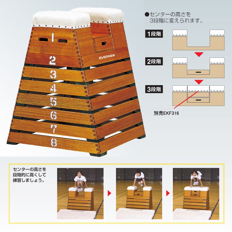 ランキングTOP10 エバニュー EVERNEW とび箱 Ｙ−１００ＥＤ EKF315