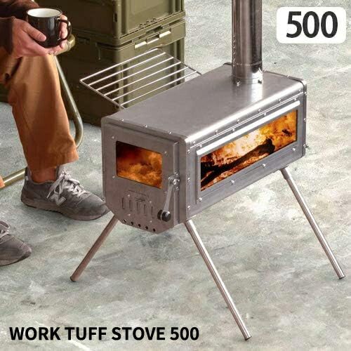 WORK TUFF STOVE (ワークタフストーブ) WTS500 片面ガラスモデル|帆布バッグ・登山用品のオクトス