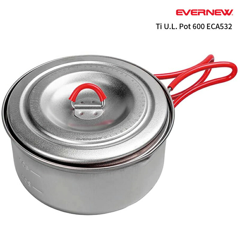 楽天市場】【在庫処分SALE！】エバニュー［EVERNEW］Ti U.L. Pot 600 +