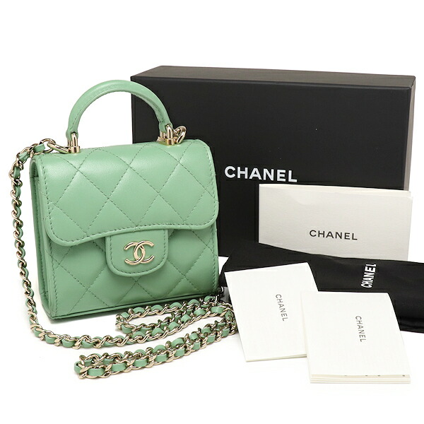 楽天市場】極美品 シャネル CHANEL ミニマトラッセ18 チェーン