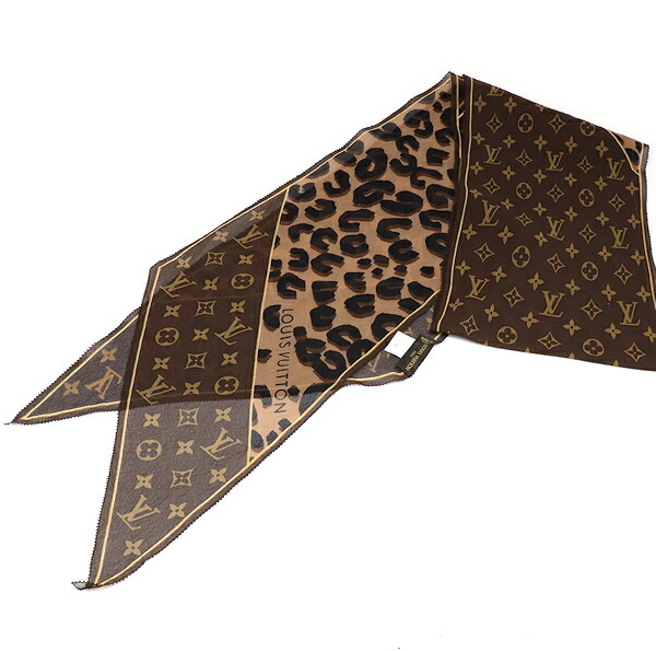 LOUIS VUITTON ルイヴィトンスカーフ　バンドーLVワールド　ブラウン 楽天市場】ルイヴィトン スカーフ バンドー LVワールド シルク