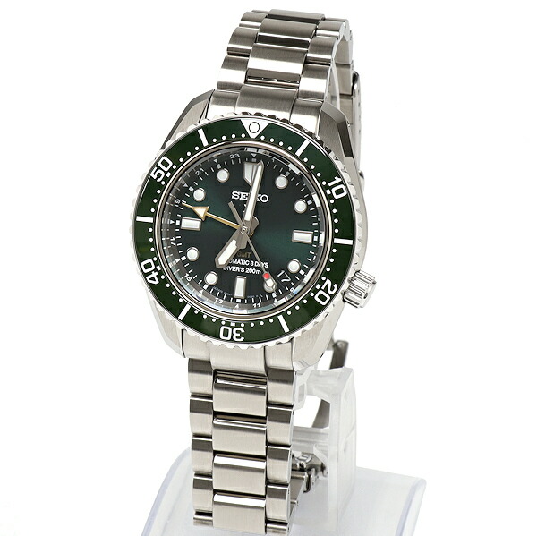 新品同様 セイコー プロスペックス ダイバー スキューバ SBEJ009 グリーン メンズ 腕時計 SEIKO