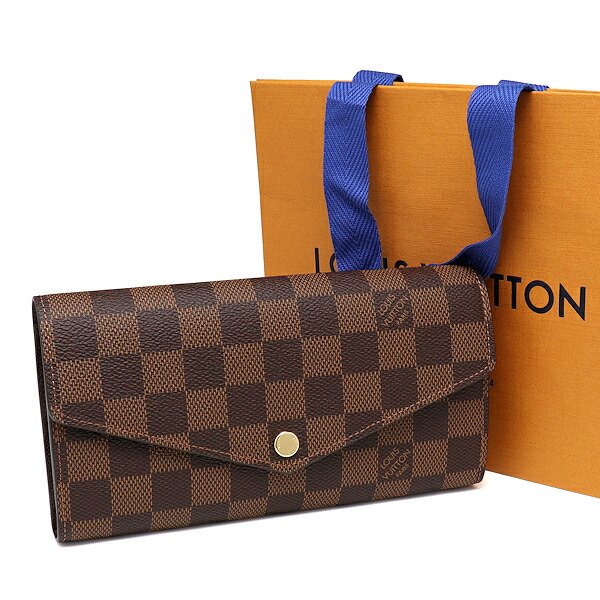 美品 ルイヴィトン ダミエ 長財布 ポルトフォイユ サラ N61734 箱付 楽天市場】ルイヴィトン LOUISVUITTON ダミエ ポルトフォイユ