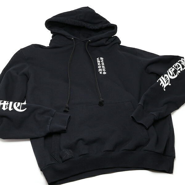 楽天市場】クロムハーツ スウェットパーカー ジップ V44 黒／赤 : SKYTREK