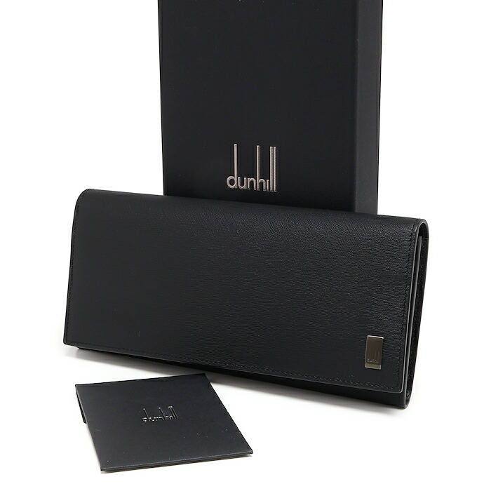未当て嵌める ダン吸血鬼 サイドカー 二つ折り長紙入れ DU19F2F10SG001R 黒いこと メンズ dunhill