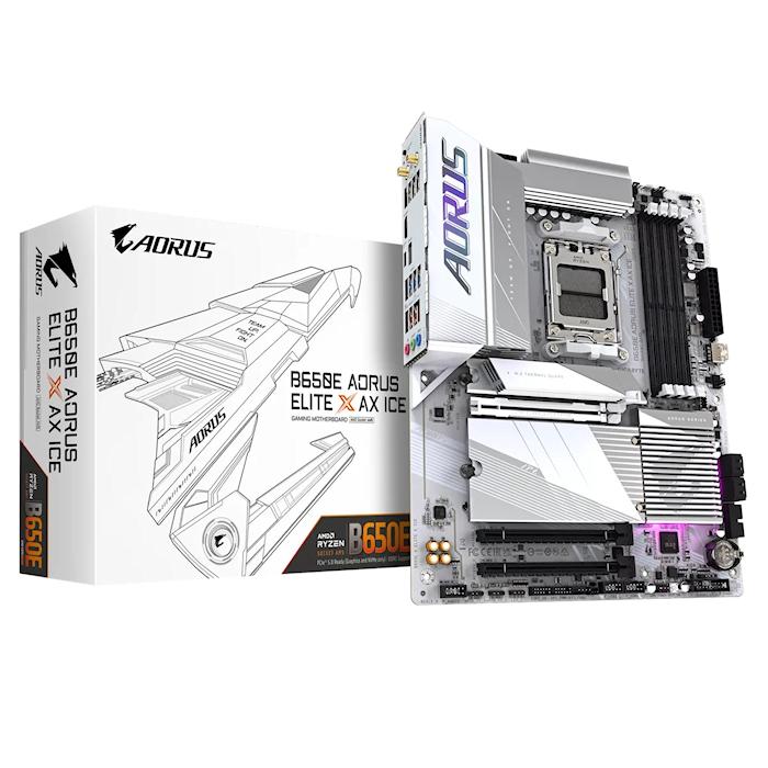 GIGABYTE (ギガバイト) B650 AORUS ELITE AX ICE AMD Ryzen 7000つづき物相応う Socket AM5 DDR5 お母さんゲーム盤