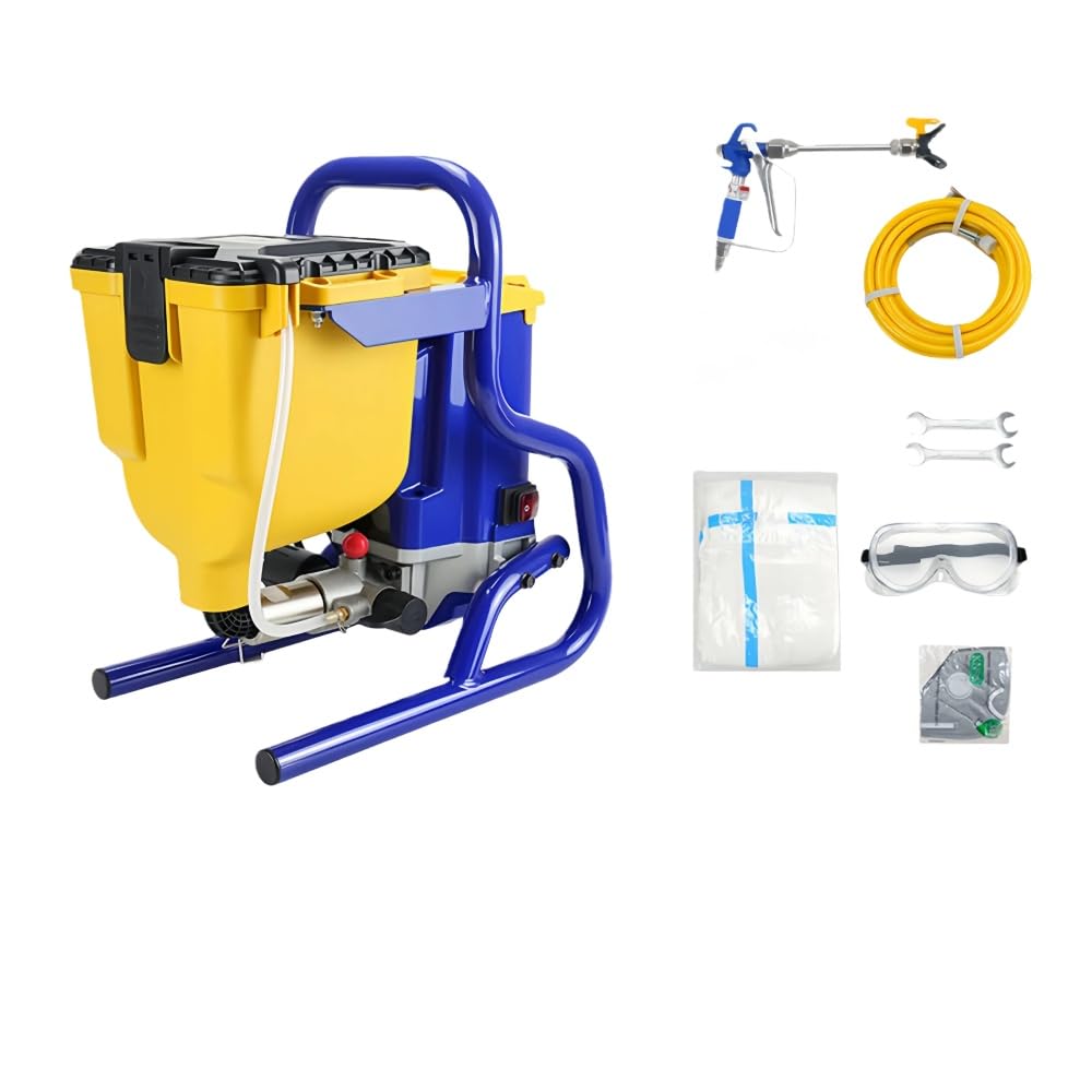 エア湖受け答えペンキ塗り機 高圧えの具吹きつける 110v 大静電容量 最終生産物剪断応力20MPa 高最終生産物 首尾一貫したな霧化 逆流押しとどめる ペンキ塗り機 軽さ 持ちはこぶも飾り気の無い 身寄り