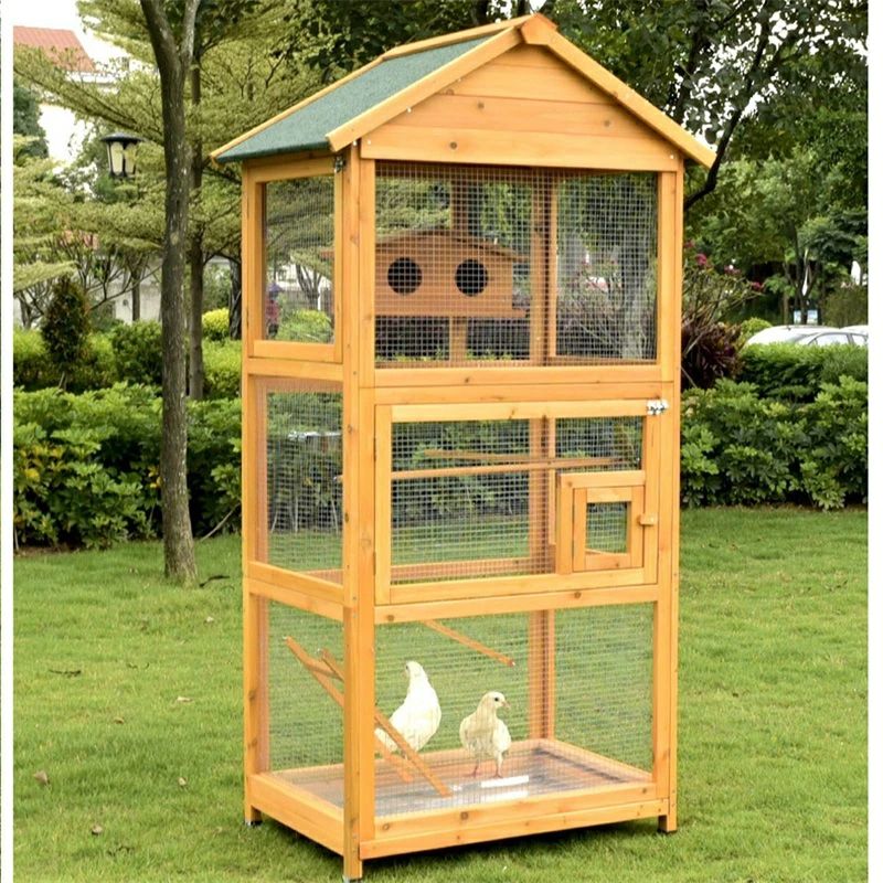 伏せ篭 鳥かご 複数形飼い とりかご 鳥かご 鳥かご 大型 ソリッドウッド 周囲の状況に思い遣り ジンクめっき材 保護 雨合羽 日焼御仕舞い 耐久性 が 鳥用品-ペット・ペットグッズ