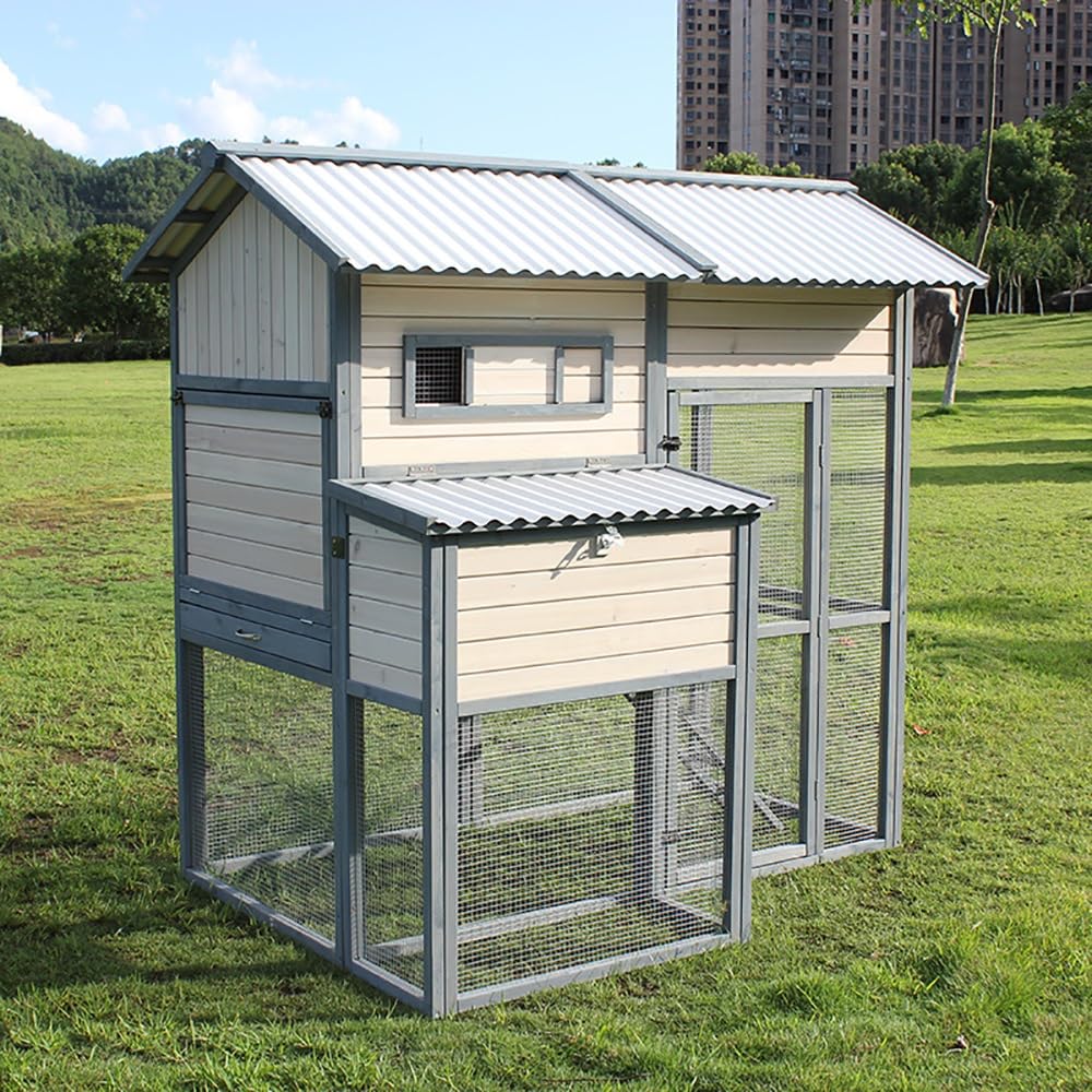 身寄り鶏掘っ立て小屋、室外木製鶏伏せ籠、鳥小屋付き添い人、鶏4-6羽封じ込める能力のある、取りはずし能力のあるなお盆付き添い人鶏伏せ籠、庭園後庭、栽培所用(B)