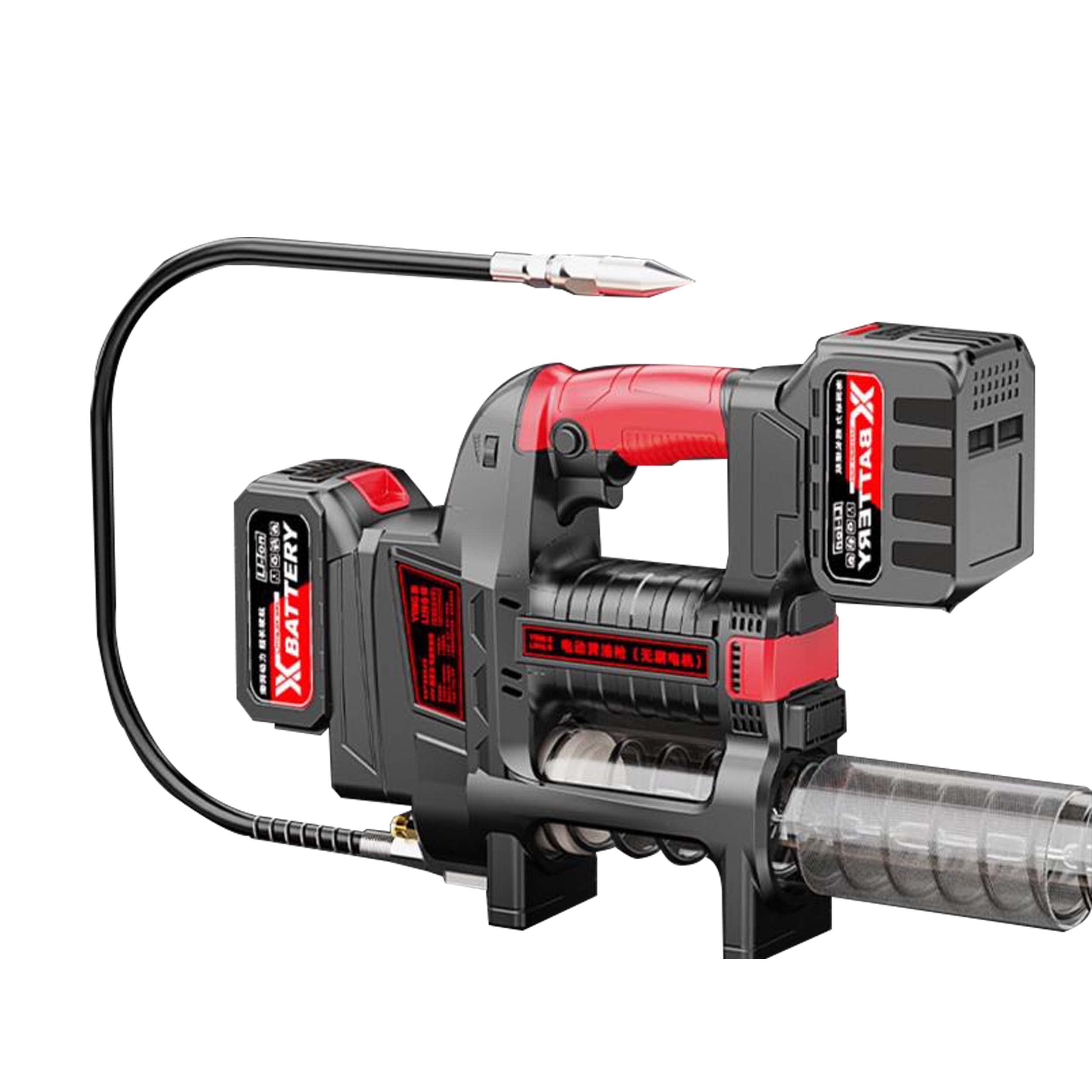 申し受ける式24V 12000PSI 高圧 600CC 電動物の具キットハンドグリースガン 発掘作業機 稼穡機械類車自動二輪車の検査と修理舟・船用装置の電動