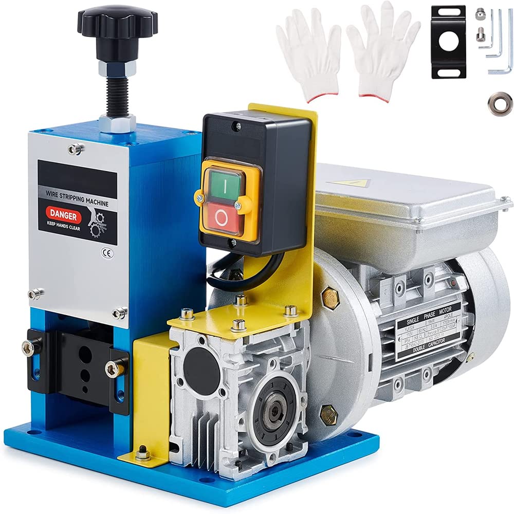 剥線機 電動電話線皮剥き機 銅線剥き機 Φ1.5-25粍 180Wハイパワーモーター 丸線平線 アロイ切断機天々 取りさげる物伝達ルートのリサイク