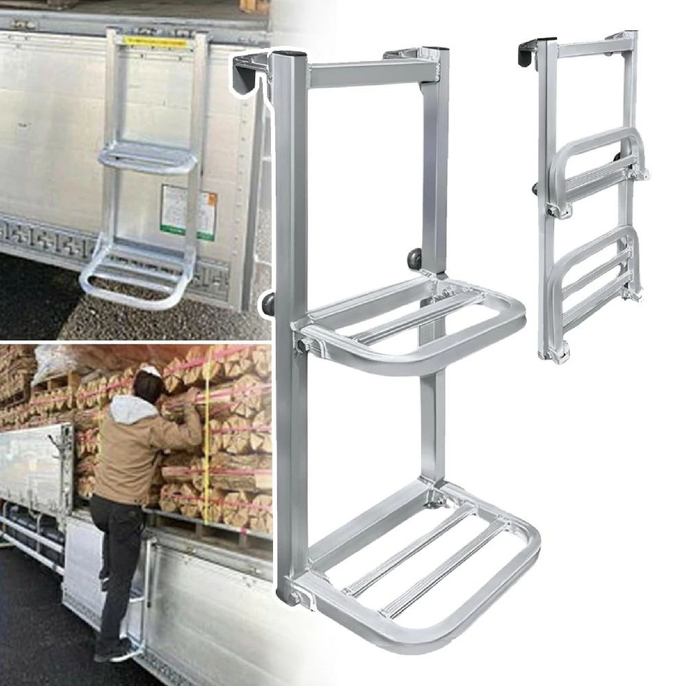 折りたたみ式 2段階 トラックステップ アルミ製 トラック昇降ステップ 荷台ステップ トラックラダー 荷台ステップ ト トラック｜おやま商店店