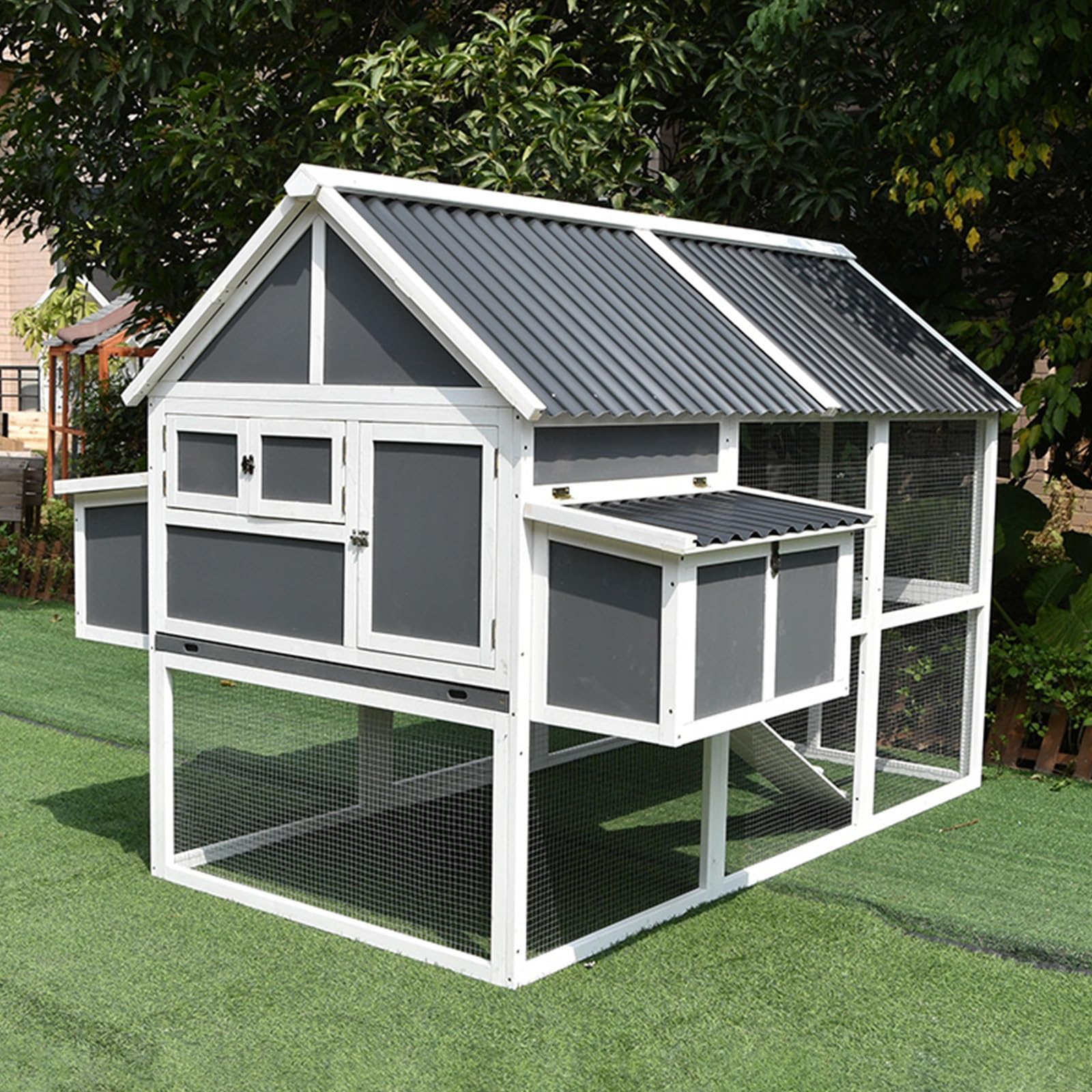 露天用家兎掘ったて小屋、目こぼし押しとどめる御盆付き添い人木製家兎掘ったて小屋、鶏、実験材料、余分の物の小毛の荒物用雨合羽家兎伏せ篭