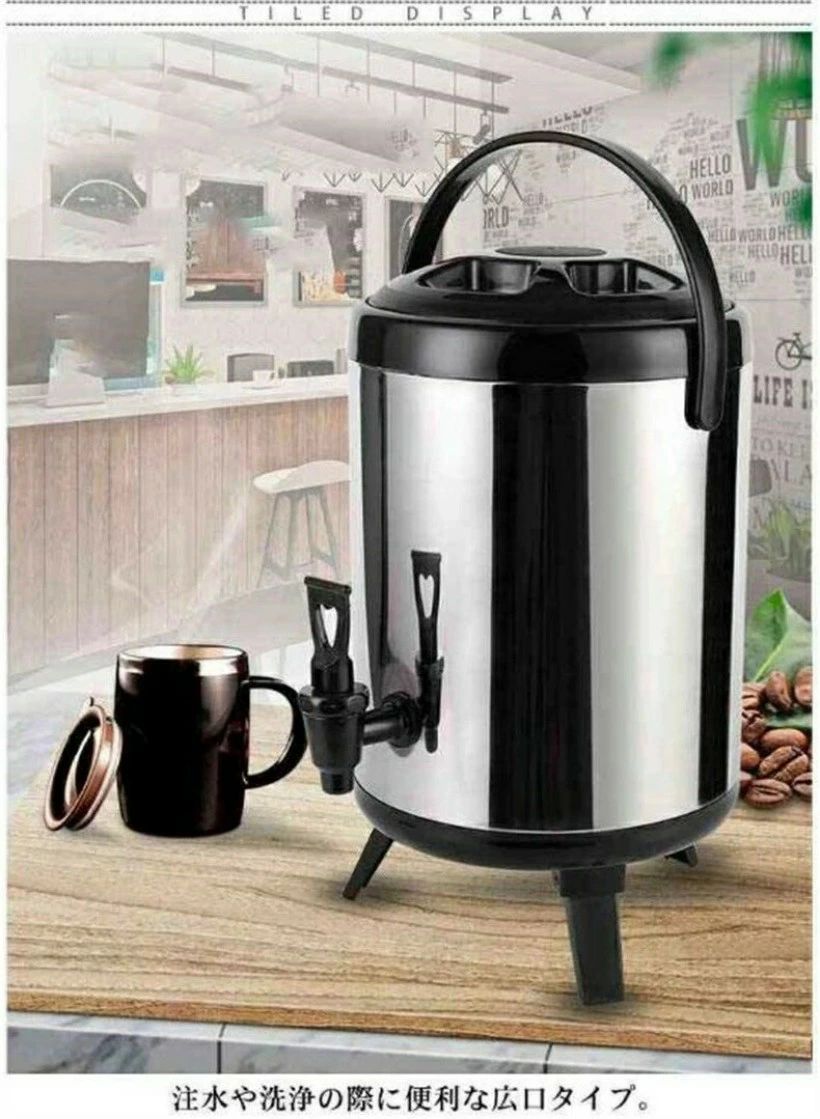 ウォータージャグ お水貯蔵タンク 10L 保冷 保温 水さし 大電気容量 ポット ステンレス鋼 サーモジャグ 水貯蔵タンク 広口 無意味さ 構