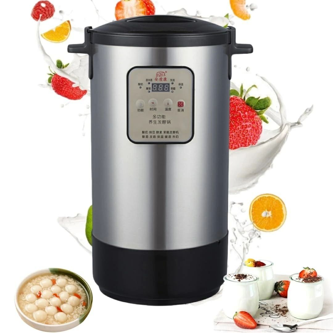 発酵乳機関 醗酵機 12/18L 大電気容量ヨーグルトマシンインテリジェント 全自動小銃/甘酒機 自動小銃醗酵機 発酵乳/甘酒/木ノ実酢/生