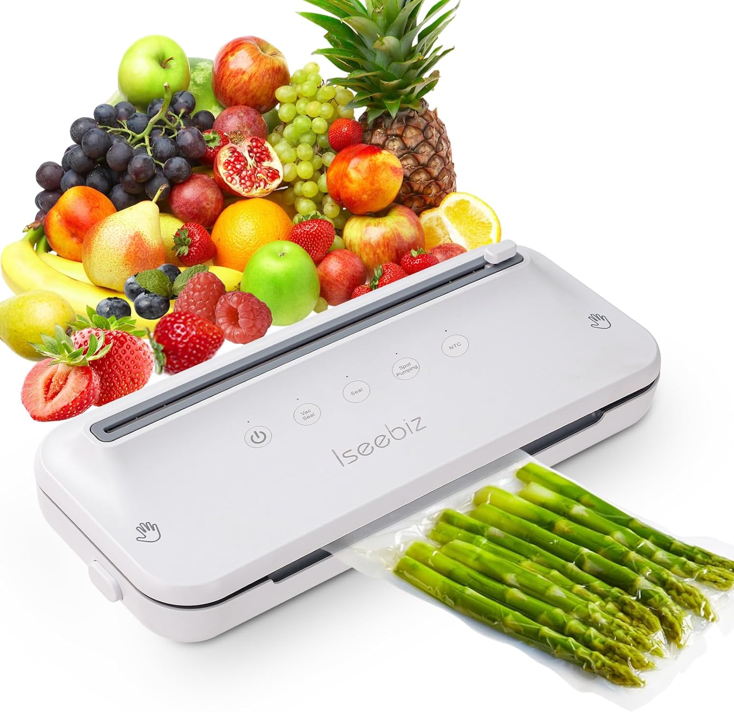 楽天市場】【100円OFFクーポン付】 真空パック機 Iseebiz 吸引力-70Kpa