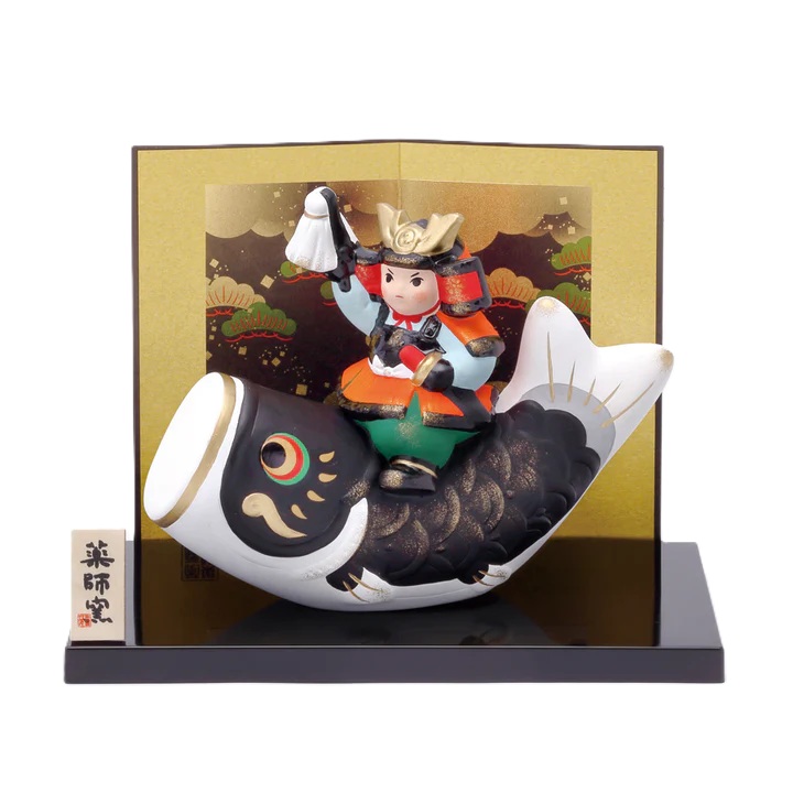 【 お客様感謝デー MAX25％OFFクーポンあり 】 錦彩 鯉のぼり 大将 五月人形 コンパクト おしゃれ 五月人形 兜 五月人形 薬師窯 5月人形 陶器 男の子 初節句 5月人形 五月人形 武将 兜 五月人形 台 屏風 五月人形 段飾り 五月人形 若武者 初節句 五月人形 コンパクト