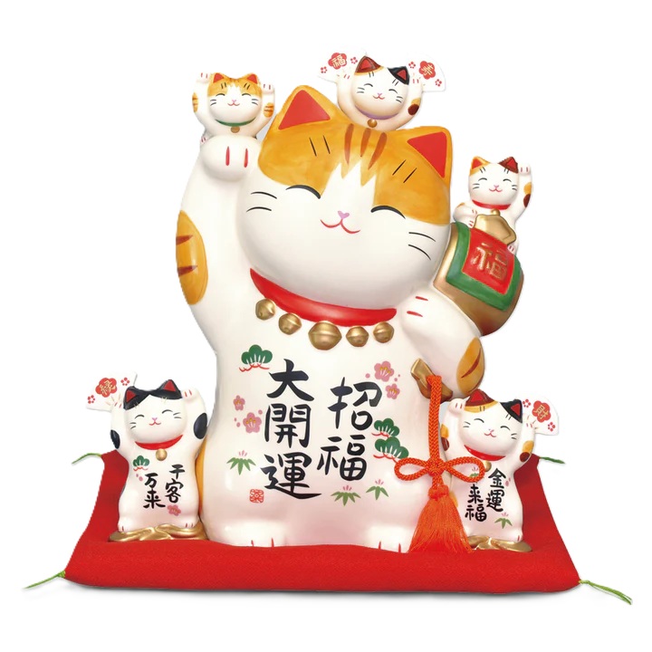 彩絵 招福大開運 招き猫 特大 9号 貯金箱 まねきねこ 招き猫 置物 招き猫 かわいい 招き猫 開店祝い 招き猫 薬師窯 招き猫 開店 祝い プレゼント おしゃれ カフェ 開店祝い プレゼント 新築祝い プレゼント 友人 プレゼント 友人 引っ越し祝い