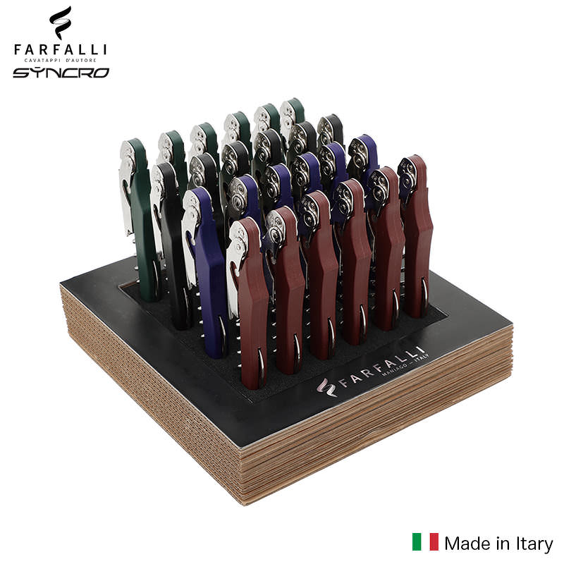 Farfalli シンクロ ディスプレイBOX(4色x6本=24本)(SM020AA)|ワインと地酒 酒のあさひや