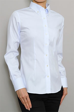 light blue business shirt