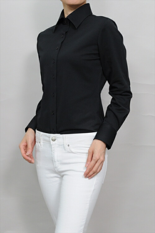 Ozie Rakuten Global Market Domestic Black Plain Fabric Woman Suit Domestic Black Plain Fabric Woman Suit Inner Blouse Cool Biz Polo Shirt Business Female Office