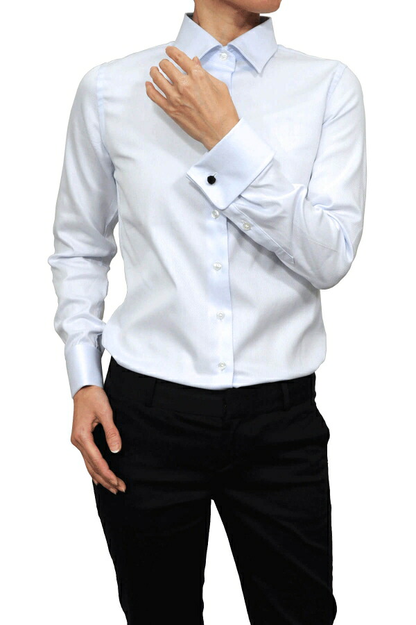 楽天市場】レディースシャツ レディース 高級 ワイシャツ | ダブル