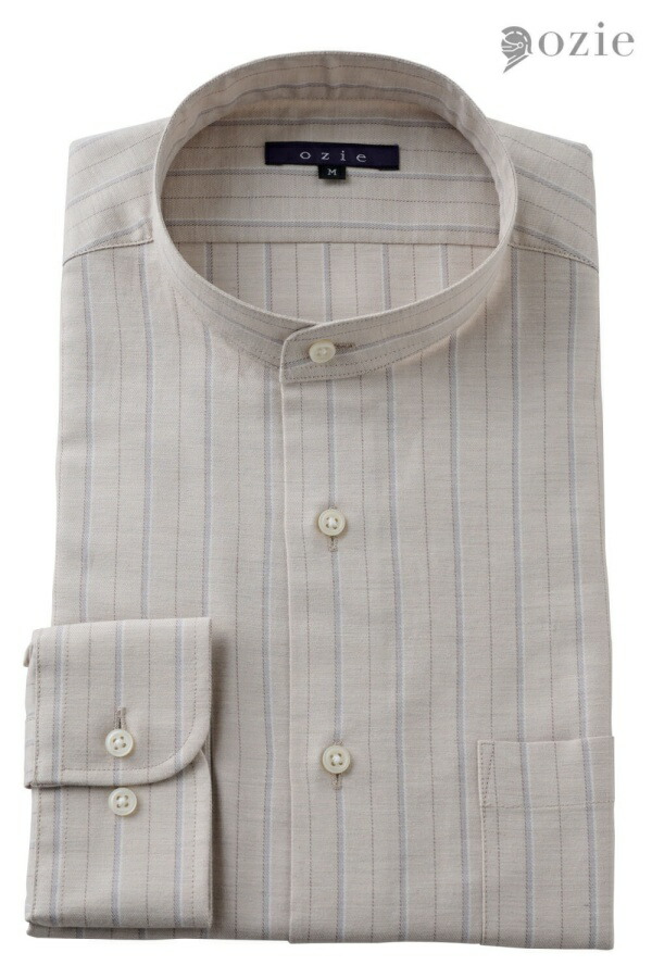 楽天市場】希少な衿型＝スタンドカラーシャツ | シャツ メンズ