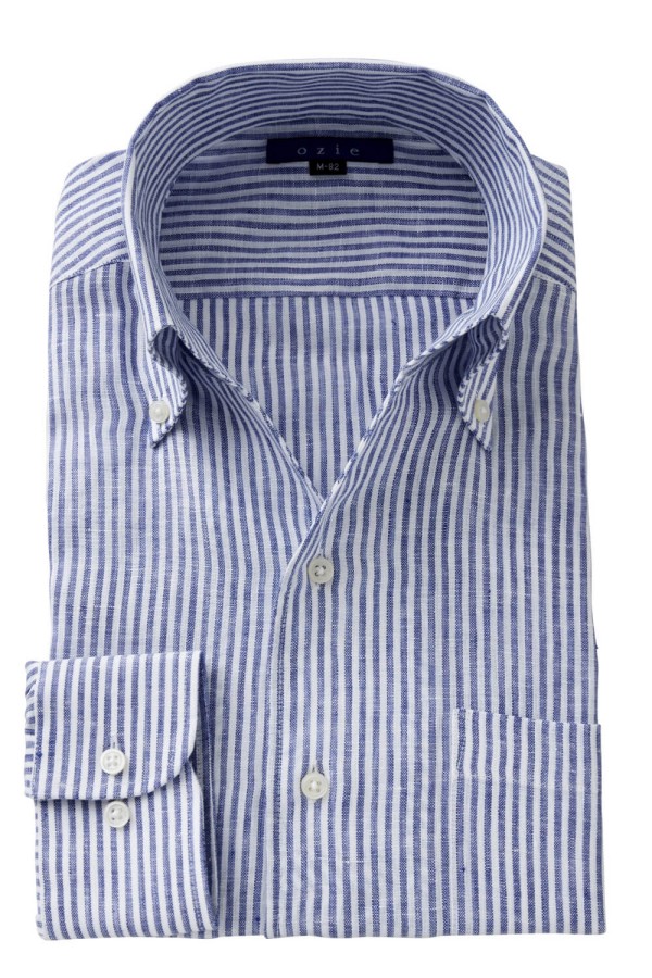 麻100 イタリアンカラー スキッパー ワイシャツ メンズ シャツ 高級 ビジネス おしゃれ ドレスシャツ リネン ボタンダウンシャツ 長袖 リネンシャツ カッターシャツ ビジネスシャツ ボタンダウン Yシャツ 麻 青 ストライプ ビジネスワイシャツ 数量限定 麻100 イタリアンカラー スキッパー ワイシャツ メンズ シャツ 高級 ビジネス おしゃれ ドレスシャツ リネン ボタンダウンシャツ 長袖 リネンシャツ カッターシャツ ビジネスシャツ ボタンダウン Yシャツ 麻 青 ストライプ ビジネスワイシャツ 数量限定