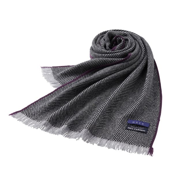 楽天市場】カシミヤマフラー | グレー カシミヤ100 マフラー Cesare