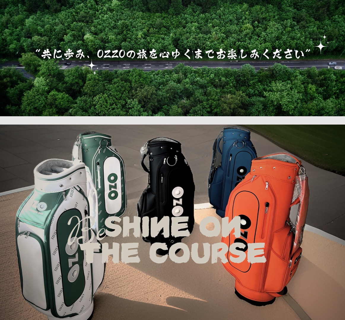 楽天市場】OZZO 軽量ゴルフキャディバッグ 軽量ゴルフバック 多機能