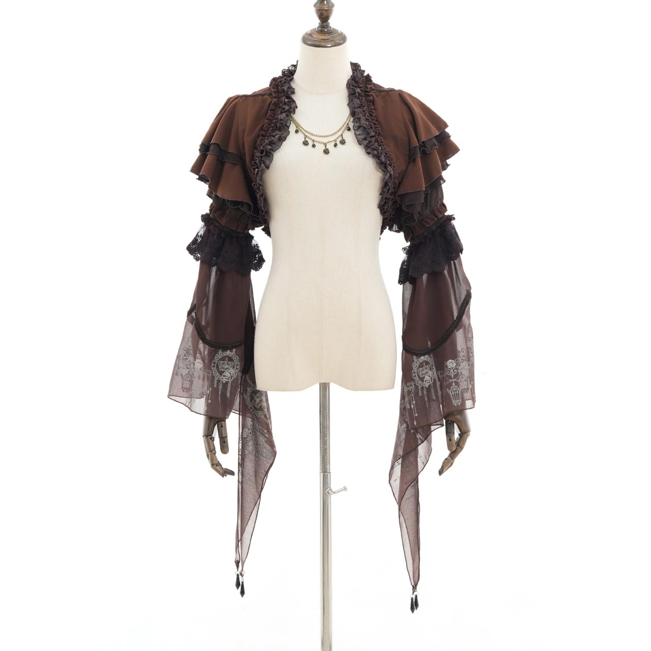 Larme d’Alice 2WAYフラウンスボレロ 赤銅色 ozzonjapan ozzoneste ローズ オッズオンジャパン ゴス ゴスロリ