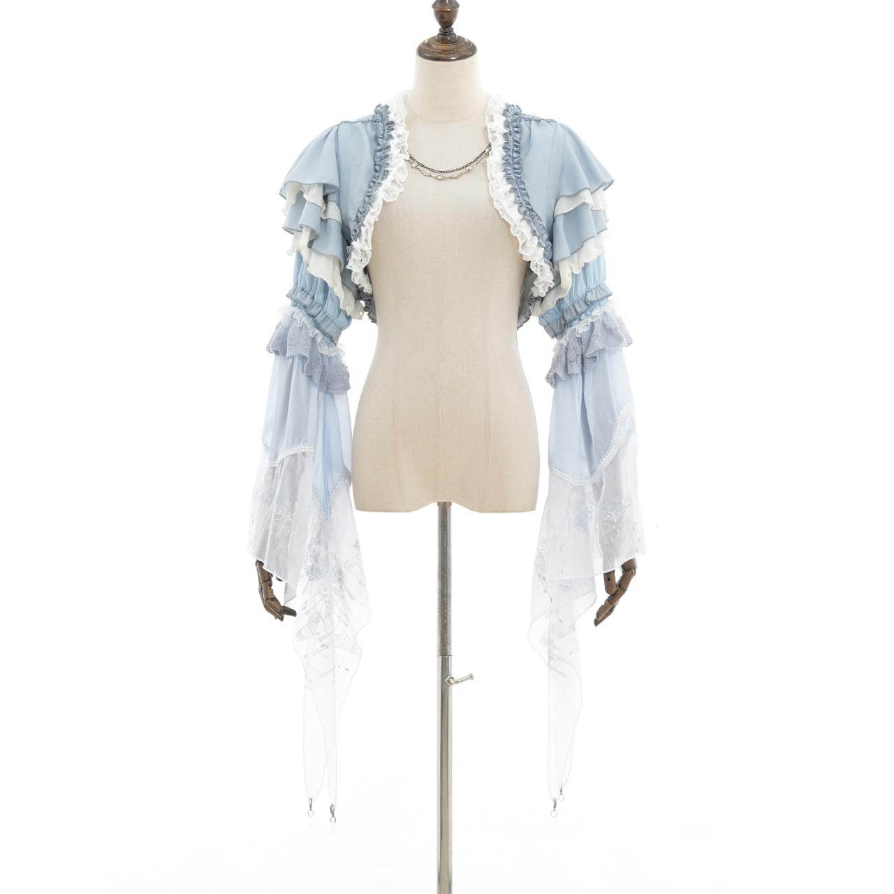 Larme d’Alice 2WAYフラウンスボレロ 青み ozzonjapan ozzoneste ローズ オッズオンジャパン ゴス ゴスロリ