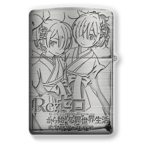Re ゼロから始める異世界生活 Zippo B柄 レム ラム リゼロ グッズ アニメ ジッポライター Rezero Devils Bsp Fr