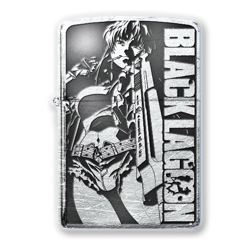 楽天市場 ブラックラグーン Zippo Ver 2 A柄 レヴィ グッズ アニメ ライター ジッポライター コレクション Black Lagoon グッズパークneo